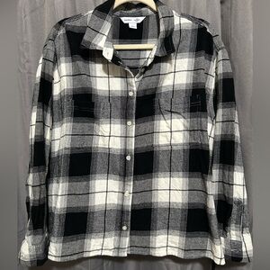 Black & White Plaid - The Boyfriend Shirt